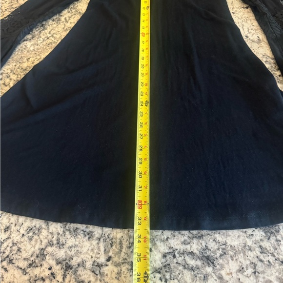 Stevie Nicks Style Black Angel Sleeve Dress with Laced Edging Women’s Size XS - Picture 7 of 13